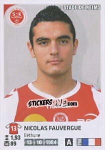 Sticker Nicolas Fauvergue - FOOT 2012-2013 n. 334 - Panini