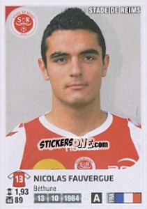 Sticker Nicolas Fauvergue - FOOT 2012-2013 - Panini