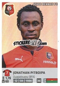 Cromo Jonathan Pitroipa - FOOT 2012-2013 n. 339 - Panini