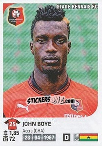 Cromo John Boye - FOOT 2012-2013 - Panini