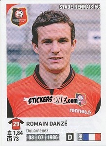 Sticker Romain Danze - FOOT 2012-2013 - Panini