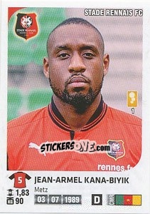 Cromo Jean-Armel Kana-Biyik - FOOT 2012-2013 n. 348 - Panini