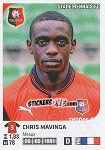 Sticker Chris Mavinga - FOOT 2012-2013 - Panini