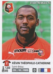 Sticker Kevin Theophile-Catherine - FOOT 2012-2013 n. 350 - Panini