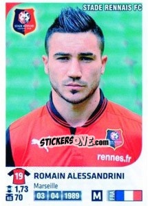 Cromo Romain Alessandrini - FOOT 2012-2013 n. 351 - Panini