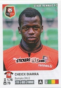 Sticker Cheick Diarra - FOOT 2012-2013 n. 356 - Panini