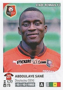 Sticker Abdoulaye Sane - FOOT 2012-2013 - Panini