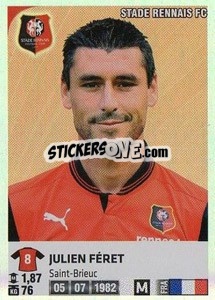 Sticker Julien Feret - FOOT 2012-2013 - Panini