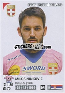 Sticker Milos Ninkovic - FOOT 2012-2013 - Panini