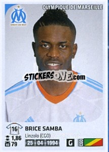 Sticker Brice Samba - FOOT 2012-2013 - Panini