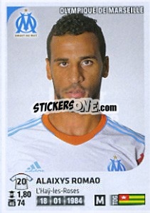Sticker Alaixys Romao - FOOT 2012-2013 n. M24 - Panini