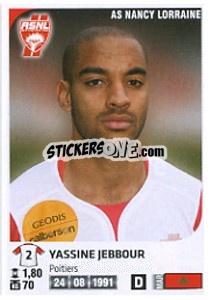 Cromo Yassine Jebbour - FOOT 2012-2013 - Panini