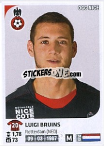 Sticker Luigi Bruins - FOOT 2012-2013 - Panini