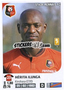 Figurina Hérita Ilunga - FOOT 2012-2013 - Panini