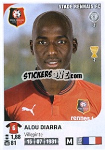 Sticker Alou Diarra - FOOT 2012-2013 n. M37 - Panini