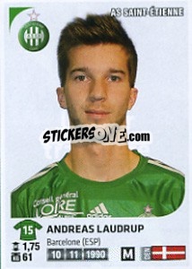 Sticker Andreas Laudrup - FOOT 2012-2013 - Panini