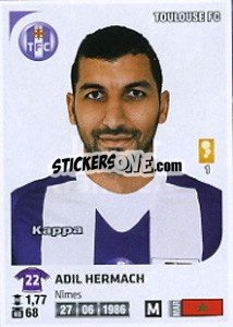 Sticker Adil Hermach - FOOT 2012-2013 - Panini