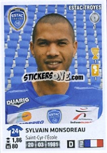 Sticker Sylvain Monsoreau - FOOT 2012-2013 n. M47 - Panini