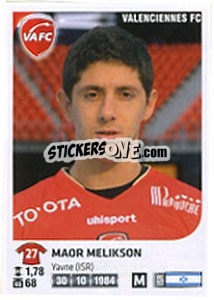 Sticker Maor Melikson - FOOT 2012-2013 - Panini