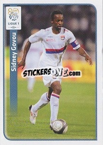 Sticker Sidney Govou - FOOT 2012-2013 n. X17 - Panini