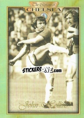 Sticker John Hollins - The Captains of Chelsea
 n. 35 - Futera