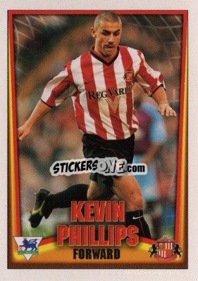 Sticker Kevin Phillips - Bubble Gum Premier League Mini Cards 2001-2002
 n. 20 - Topps