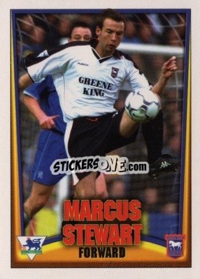 Sticker Marcus Stewart - Bubble Gum Premier League Mini Cards 2001-2002
 - Topps