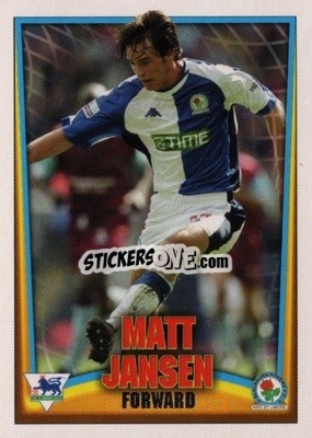 Figurina Matt Jansen - Bubble Gum Premier League Mini Cards 2001-2002
 - Topps