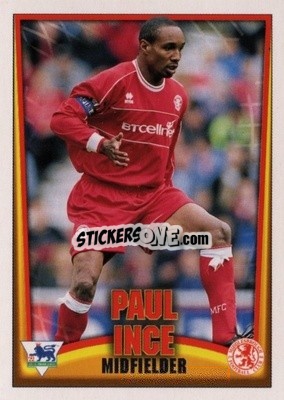 Figurina Paul Ince - Bubble Gum Premier League Mini Cards 2001-2002
 - Topps