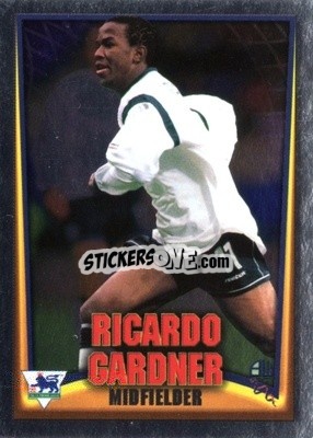 Sticker Ricardo Gardner - Bubble Gum Premier League Mini Cards 2001-2002
 n. 6s - Topps