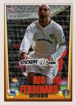 Figurina Rio Ferdinand - Bubble Gum Premier League Mini Cards 2001-2002
 - Topps