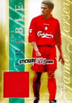 Sticker Michael Owen - Liverpool The Treble 2001-2002
 n. TR15 - Futera