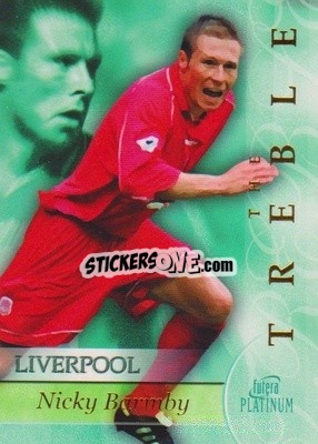 Sticker Nick Barmby - Liverpool The Treble 2001-2002
 - Futera