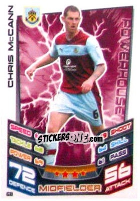 Sticker Chris McCann - NPower Championship 2012-2013. Match Attax n. 68 - Topps