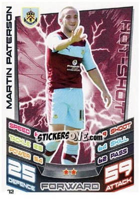 Figurina Martin Paterson - NPower Championship 2012-2013. Match Attax - Topps