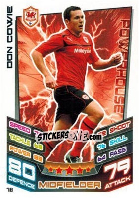 Sticker Don Cowie - NPower Championship 2012-2013. Match Attax n. 78 - Topps