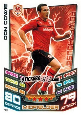 Figurina Don Cowie - NPower Championship 2012-2013. Match Attax - Topps