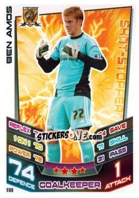 Figurina Ben Amos - NPower Championship 2012-2013. Match Attax - Topps