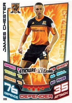 Figurina James Chester - NPower Championship 2012-2013. Match Attax - Topps