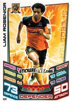 Sticker Liam Rosenior - NPower Championship 2012-2013. Match Attax n. 121 - Topps
