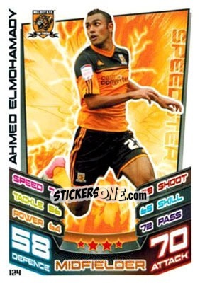 Sticker Ahmed Elmohamady - NPower Championship 2012-2013. Match Attax n. 124 - Topps