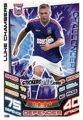 Sticker Luke Chambers - NPower Championship 2012-2013. Match Attax n. 128 - Topps