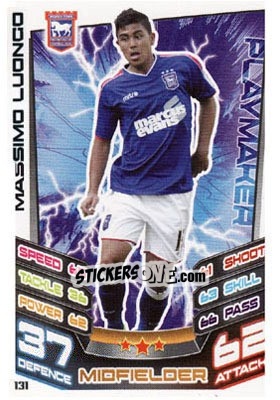 Sticker Massimo Luongo - NPower Championship 2012-2013. Match Attax n. 131 - Topps