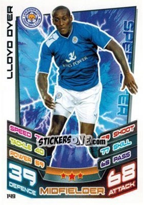 Sticker Lloyd Dyer - NPower Championship 2012-2013. Match Attax n. 149 - Topps