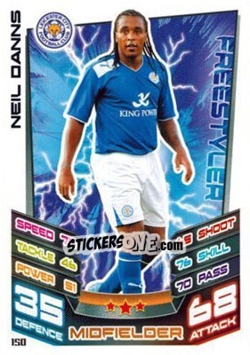Sticker Neil Danns - NPower Championship 2012-2013. Match Attax n. 150 - Topps