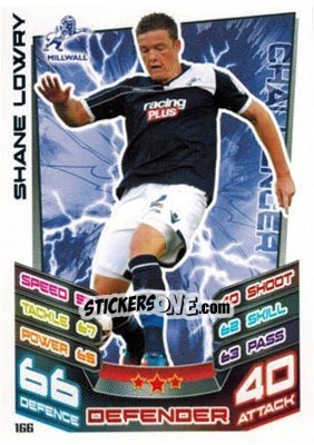 Sticker Shane Lowry - NPower Championship 2012-2013. Match Attax n. 166 - Topps