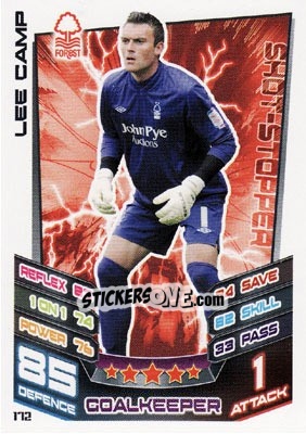 Figurina Lee Camp - NPower Championship 2012-2013. Match Attax - Topps