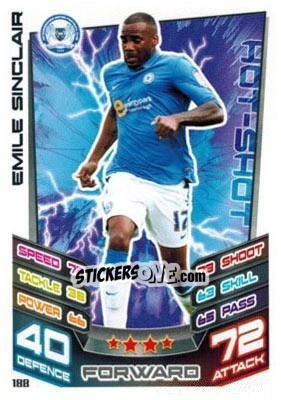 Figurina Emile Sinclair - NPower Championship 2012-2013. Match Attax - Topps