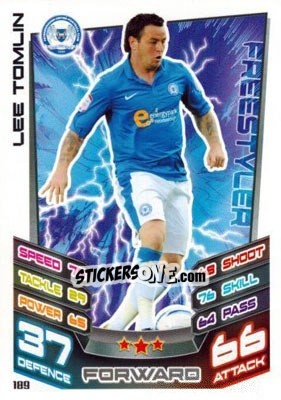 Sticker Lee Tomlin - NPower Championship 2012-2013. Match Attax n. 189 - Topps