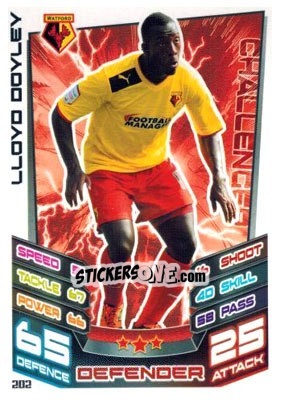 Figurina Llloyd Doyley - NPower Championship 2012-2013. Match Attax - Topps